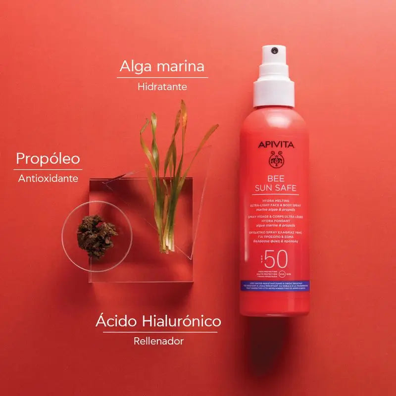 APIVITA Hydra Melting Spray Ultraleggero SPF 50, 200 ml
