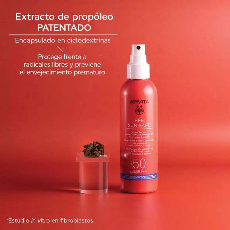 APIVITA Hydra Melting Spray Ultraleggero SPF 50, 200 ml