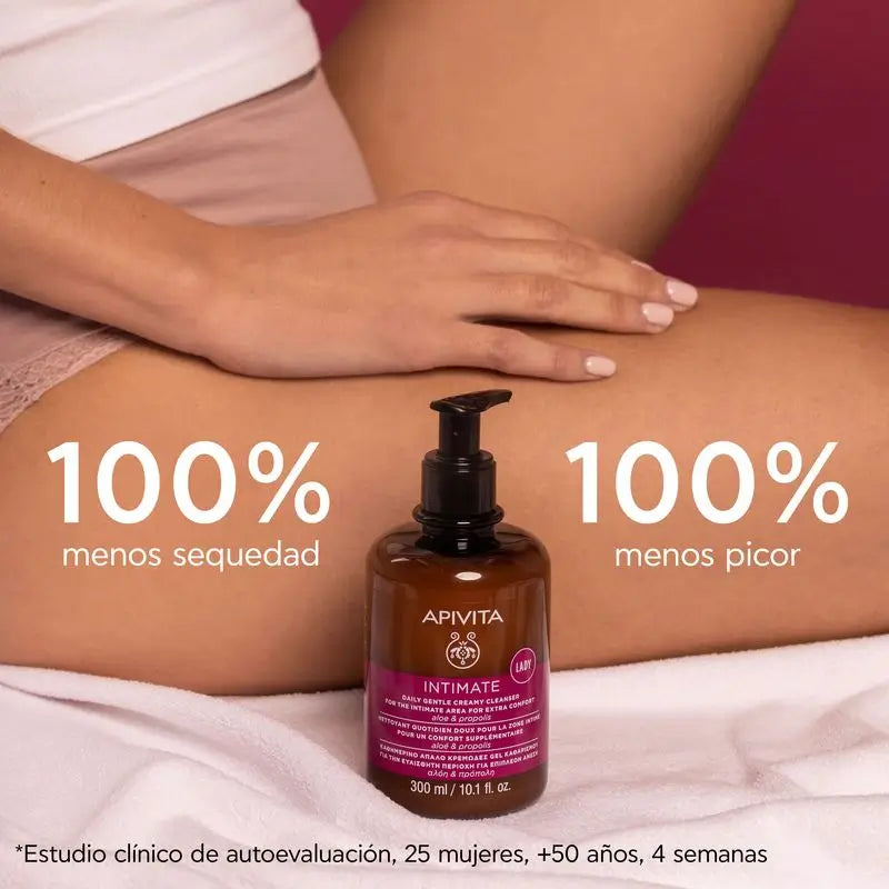 Apivita Gel detergente intimo Plus con Tea Tree e Propoli , 300 ml