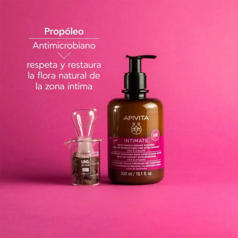 Apivita Gel detergente intimo Plus con Tea Tree e Propoli , 300 ml