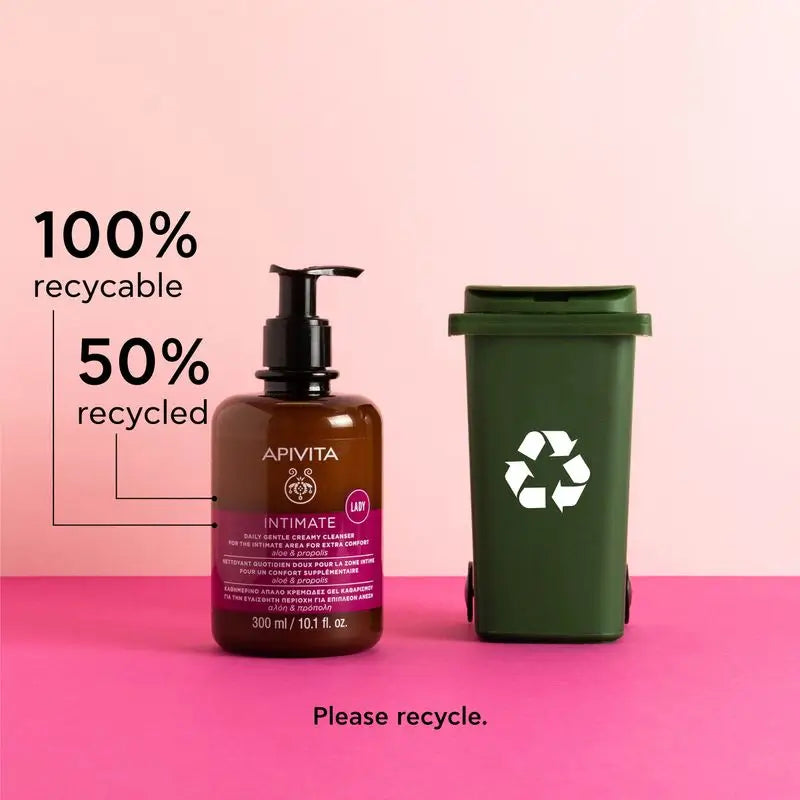 Apivita Gel detergente intimo Plus con Tea Tree e Propoli , 300 ml