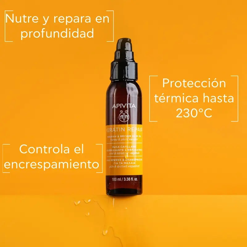 Apivita Olio per capelli riparatore alla cheratina