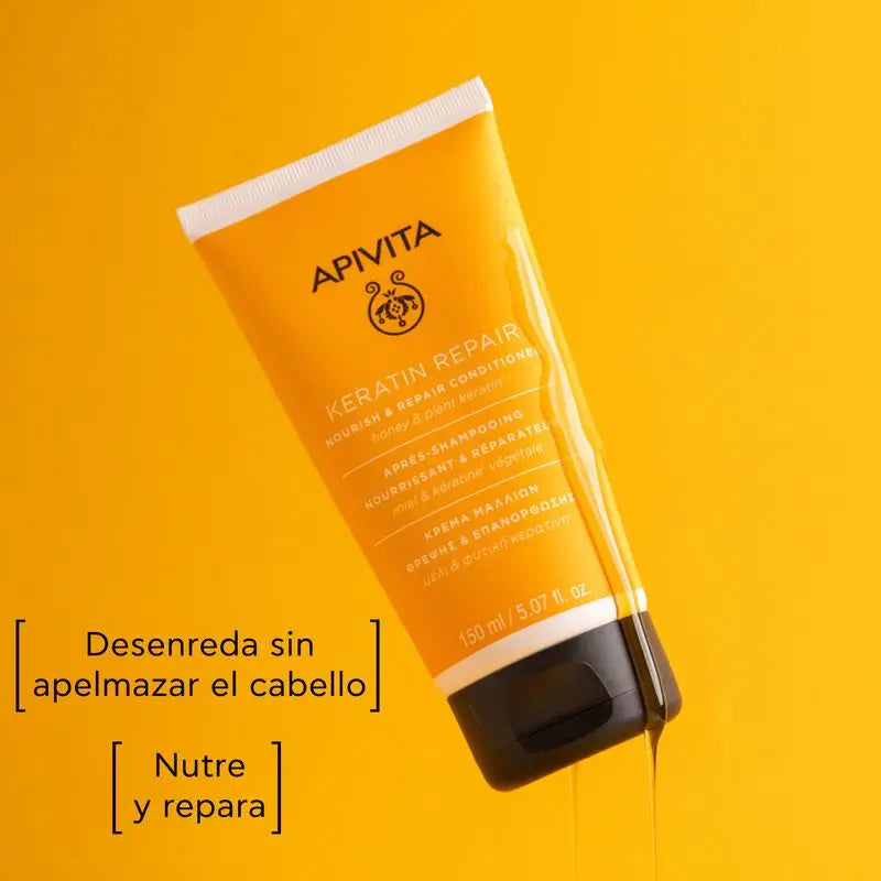 Apivita Keratin Repair Balsamo che nutre e ricostruisce in profondità, 150 ml