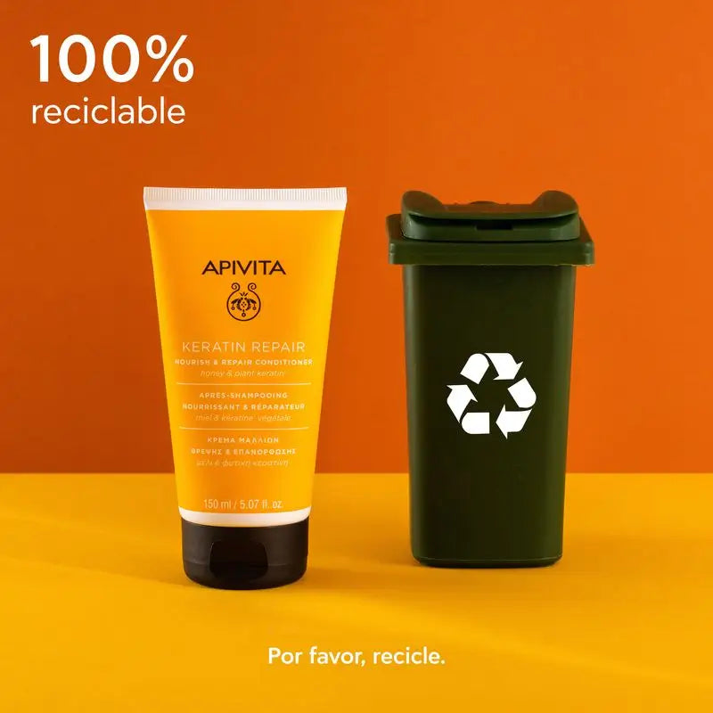 Apivita Keratin Repair Balsamo che nutre e ricostruisce in profondità, 150 ml