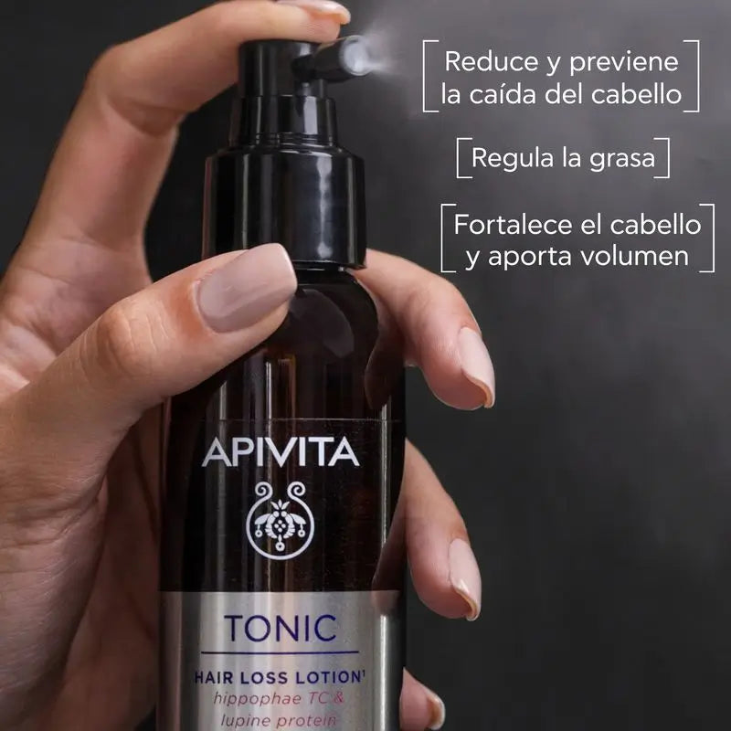 APIVITA Lozione anticaduta per capelli con Tc di ippopotamo e proteine di lupino