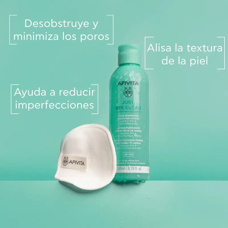 Apivita Just Bee Clear Pore Minimising Purifying Lotion, 200 ml