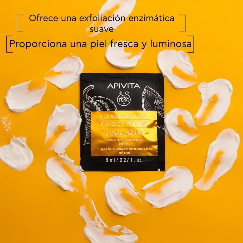 Maschera viso detox alla zucca APIVITA Express Beauty