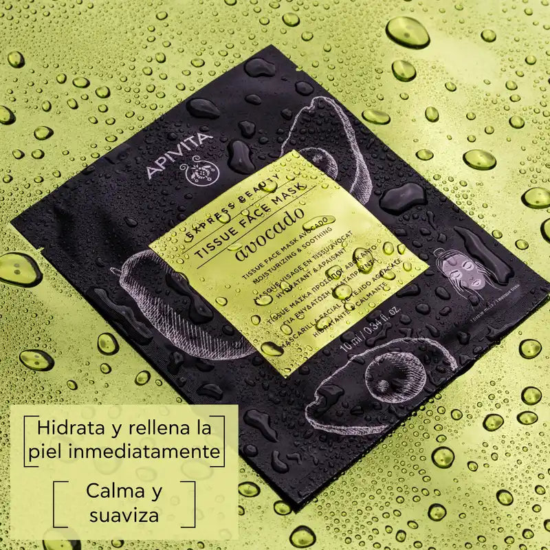 APIVITA Express Beauty Maschera idratante lenitiva con Avocado