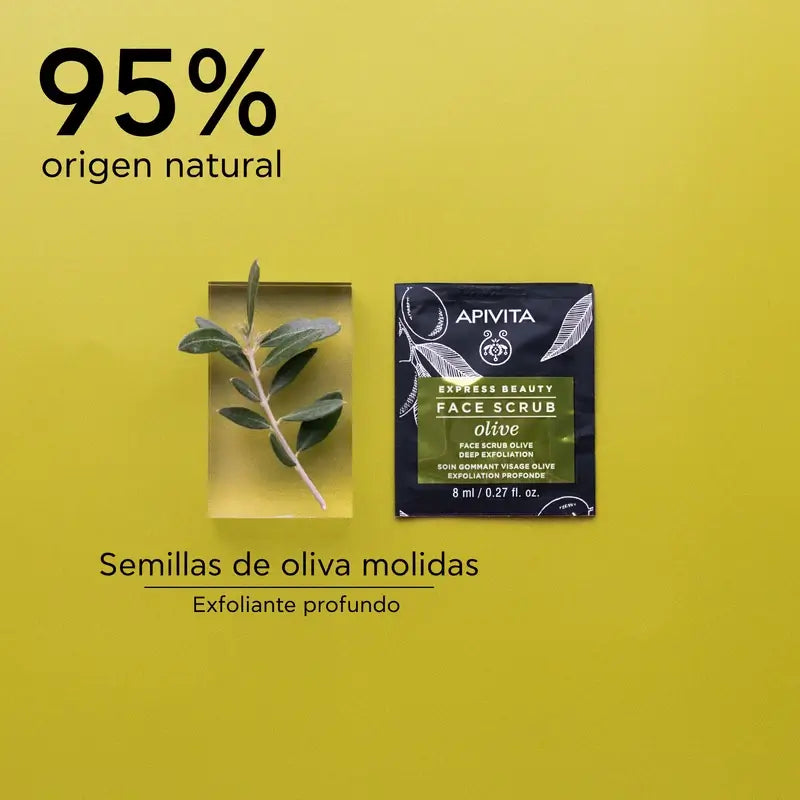 APIVITA Express Beauty Crema esfoliante profonda all'oliva