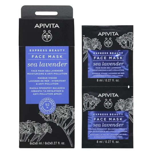 APIVITA Express Beauty Maschera idratante e antiossidante alla lavanda marina