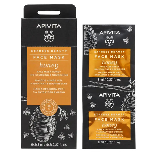 APIVITA Express Beauty Maschera idratante e nutriente con miele