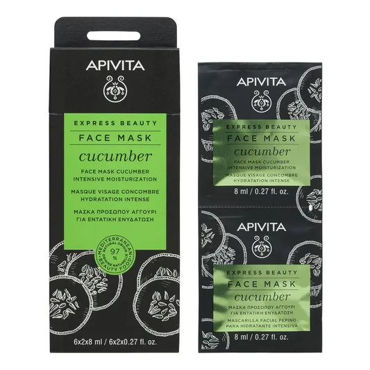 APIVITA Express Beauty Maschera idratante intensiva al cetriolo