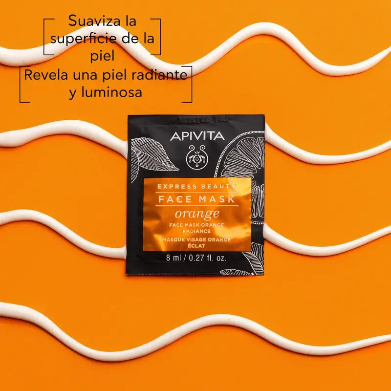 APIVITA Express Beauty Maschera viso rivitalizzante all'arancia