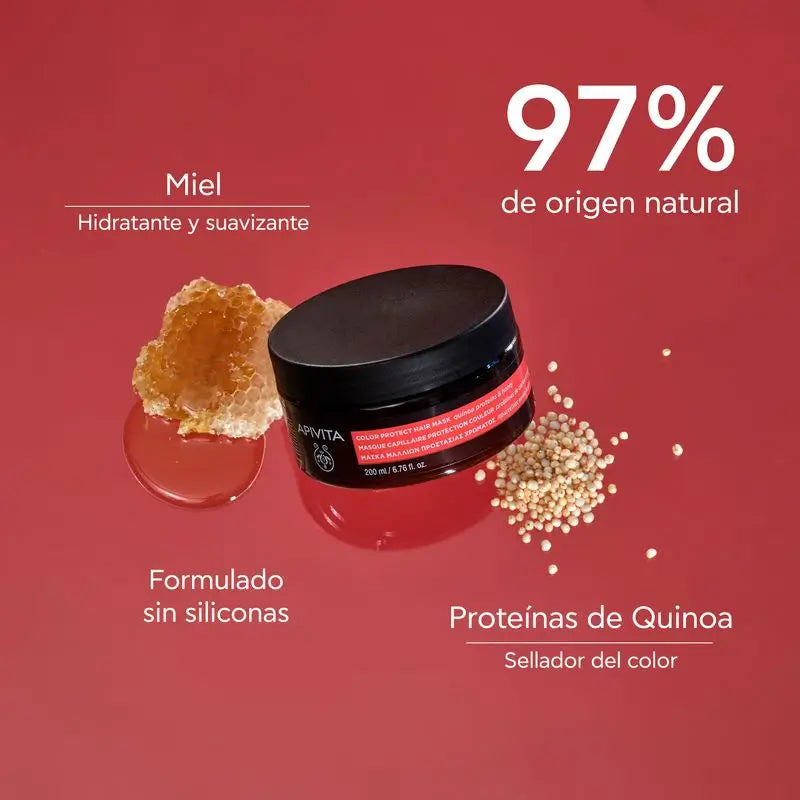 Apivita Maschera sigillante con quinoa e miele , 200 ml