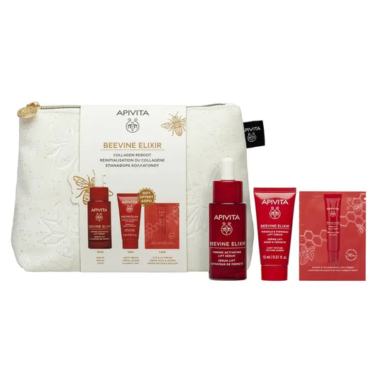 Apivita Promo Beevine Elixir Lift Siero Attivatore Rassodante, 30Ml + Crema Leggera Regalo 15Ml + Contorno Occhi 1,5Ml