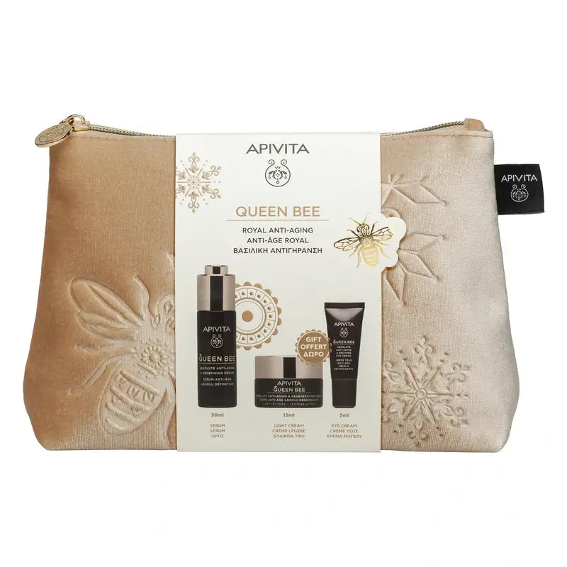 Apivita Promo Queen Bee Redensificate Absolute Anti-Aging Serum, 30 Ml + Free Serum 10 Ml + Eye Contour 5Ml