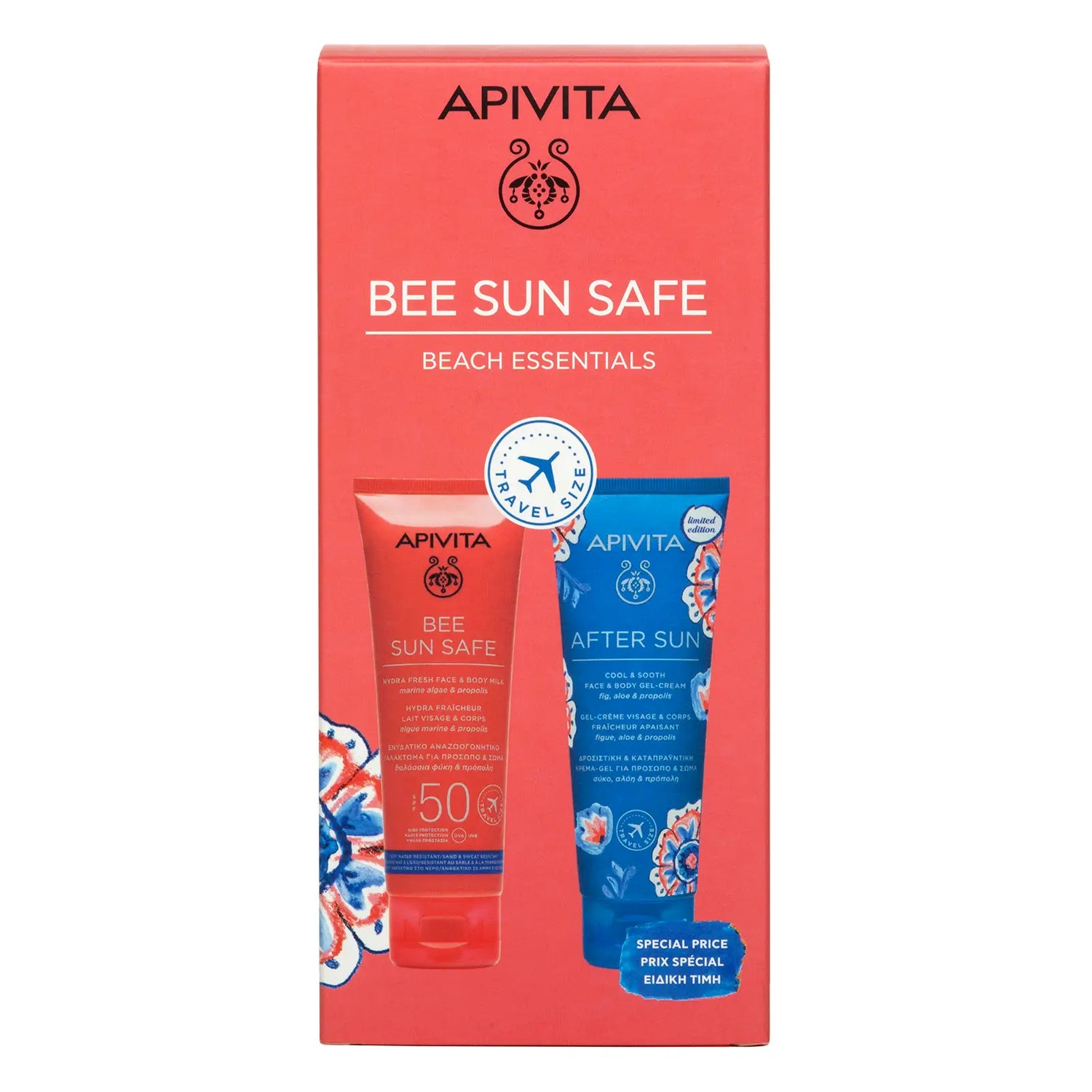 Apivita Bee Sun Safe Hydra Fresh SPF50 50 ml + Doposole 50 ml