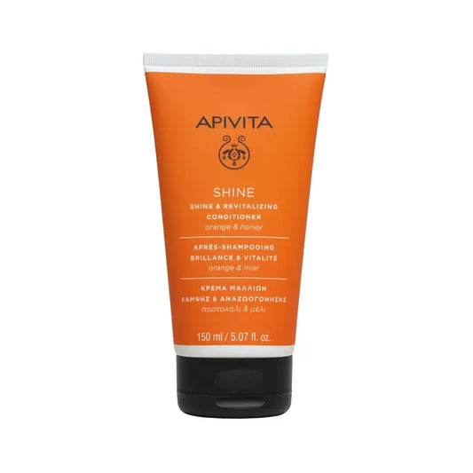 APIVITA Balsamo Lucentezza e Vitalità per tutti i tipi di capelli con Arancia e Miele 150 ml