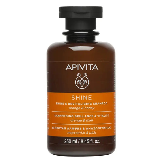 APIVITA Shampoo Lucentezza e Vitalità con Arancia e Miele 250 ml