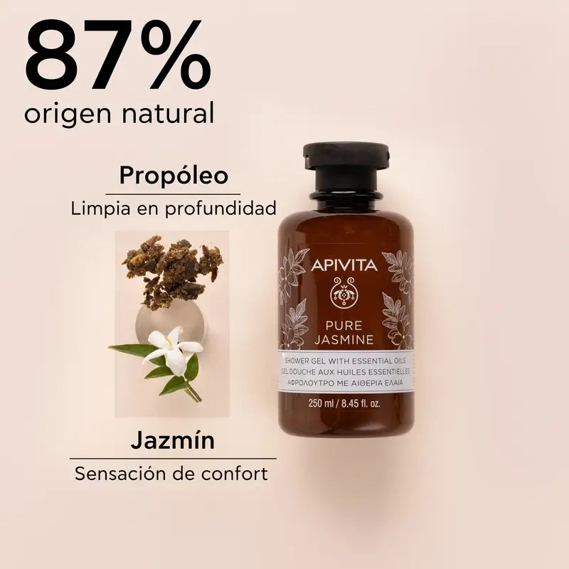 APIVITA Gel da bagno puro al gelsomino 250 ml