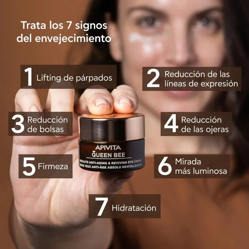 APIVITA Queen Bee Assoluto Rivitalizzante Contorno Occhi Anti-Età 15 ml