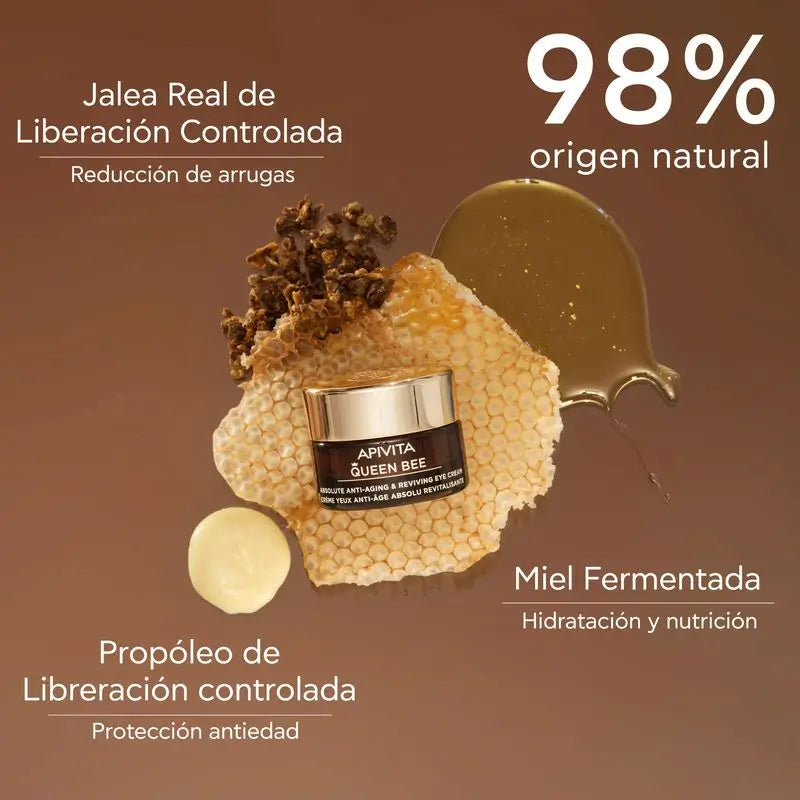 APIVITA Queen Bee Assoluto Rivitalizzante Contorno Occhi Anti-Età 15 ml