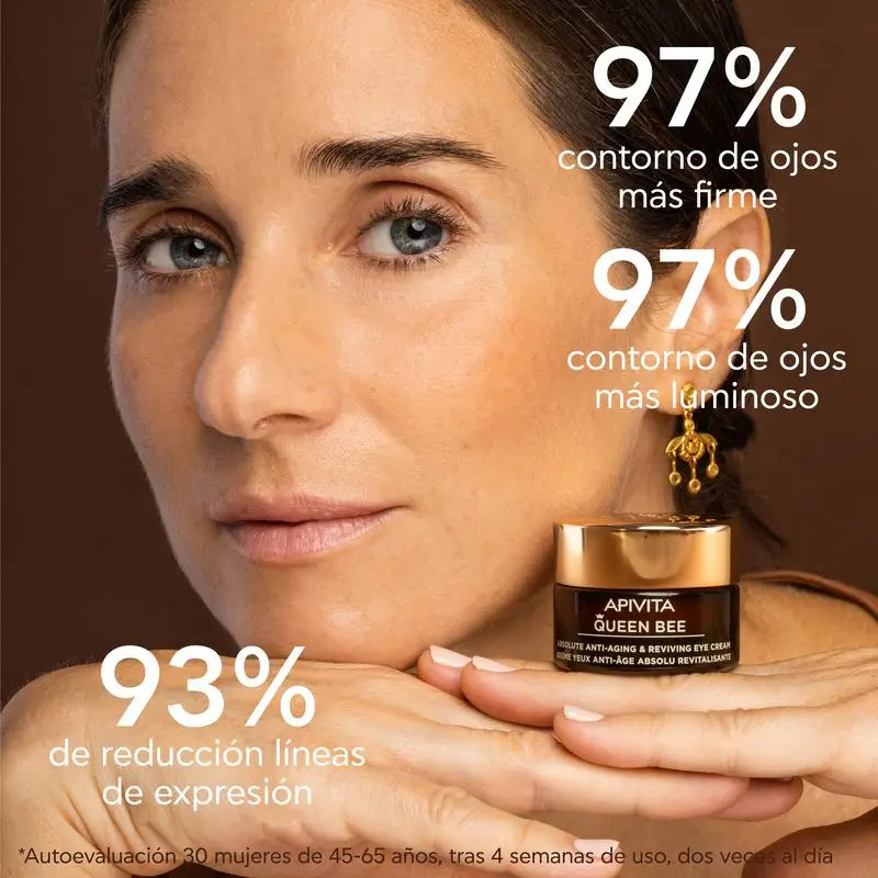 APIVITA Queen Bee Assoluto Rivitalizzante Contorno Occhi Anti-Età 15 ml