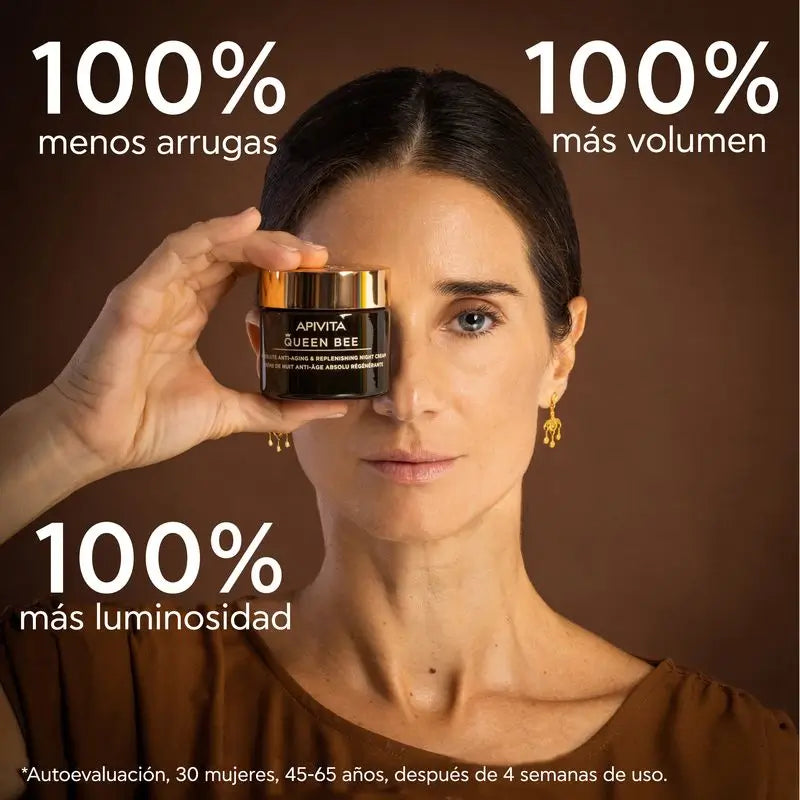 APIVITA Queen Bee Absolute Crema notte rimpolpante anti-età 50 ml