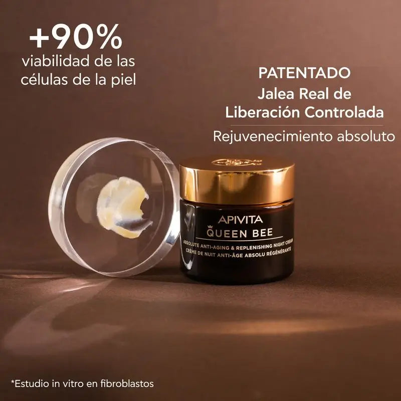 APIVITA Queen Bee Absolute Crema notte rimpolpante anti-età 50 ml