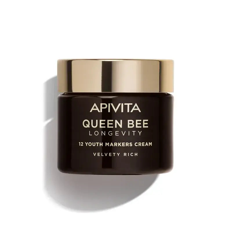 Apivita Queen Bee Crema ricca di longevità 12 marcatori di giovinezza, 50 ml