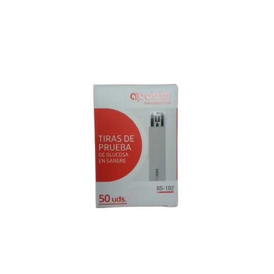 Strisce reattive per la glicemia Aposan, 50 pz.