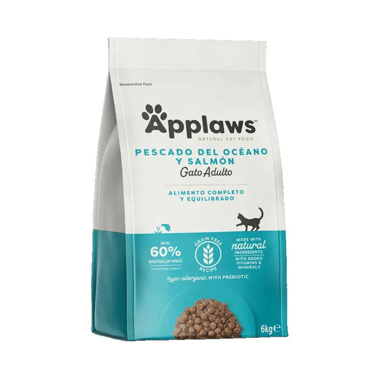 Applaws Cat Dry Adult Pesce e Salmone 6Kg