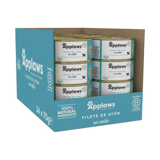 Applaws Filetto di tonno per gatti in lattina 24X70Gr