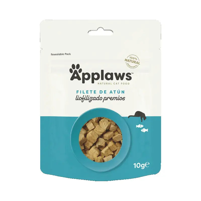 Applaws Cat Snack Filetto di tonno liofilizzato, 12x10 grammi