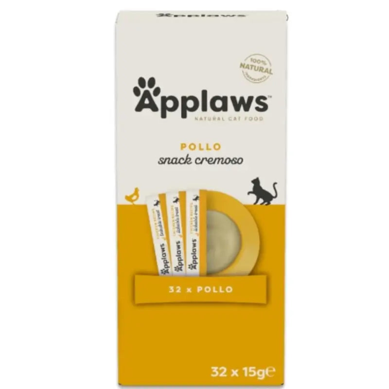 Applaws Cat Snack Lickable Pollo, 4x8x15 g