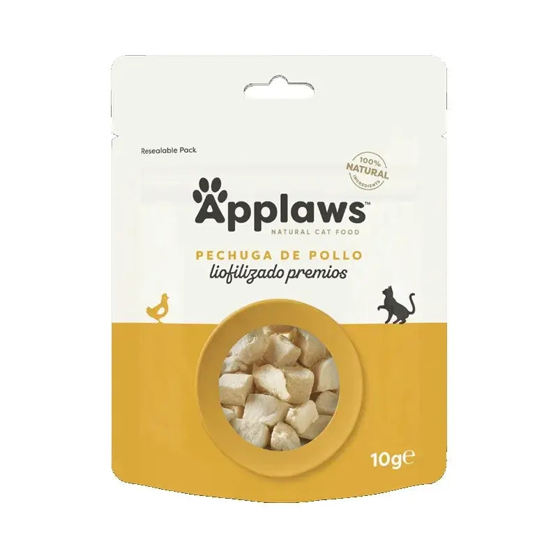 Applaws Cat Snack Petto di pollo liofilizzato, 12x10 grammi