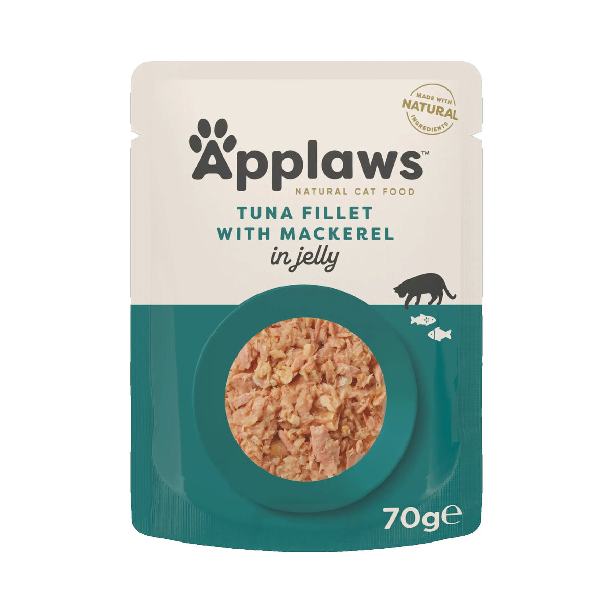 Applaws Cat Filetto di tonno Sgombro Gelatina Busta 16X70Gr