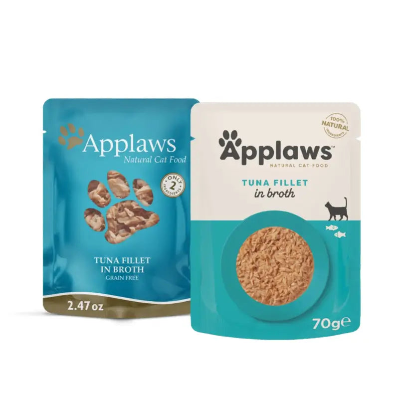 Applaws Cat - Filetto di tonno in brodo, 12x70 g
