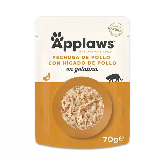 Applaws Cat Pollo e fegato in gelatina 16X70Gr