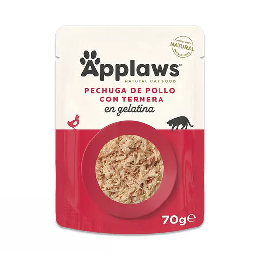 Applaws Cat Chicken & Beef in Jelly 16X70Gr