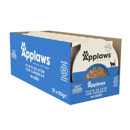 Applaws Cat Tonno e Granchio Porzione 10X60Gr