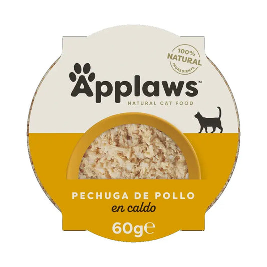 Applaws Gatto Petto di pollo e riso Porzione 10X60Gr