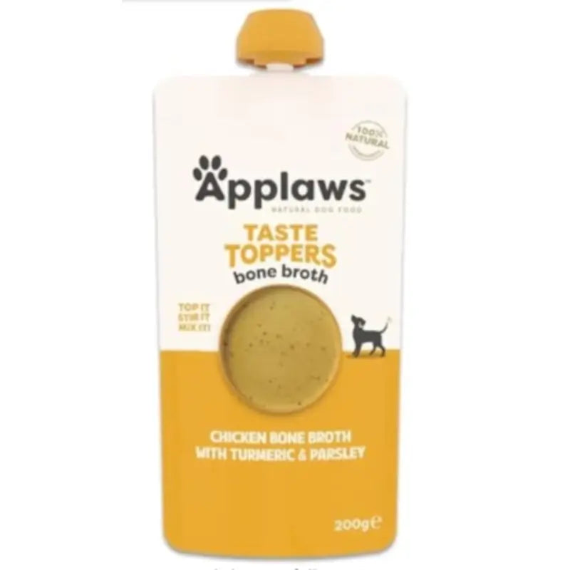 Applaws Dog Topper in bottiglia al brodo di pollo, 6x200 ml