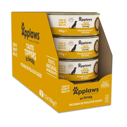 Applaws Dog Topper Lattina Pollo in brodo 12X156Gr