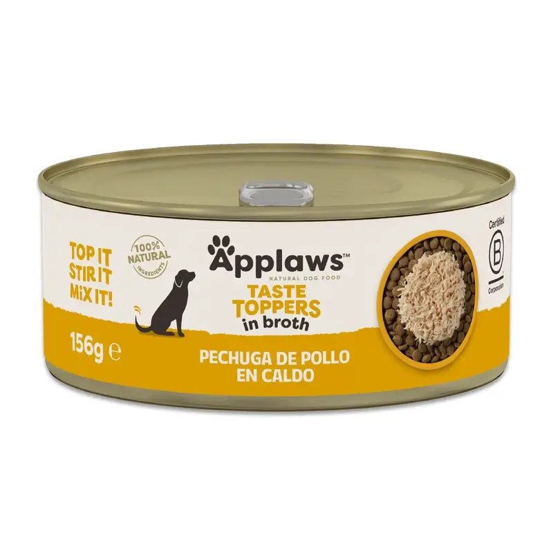 Applaws Dog Topper Lattina Pollo in brodo 12X156Gr