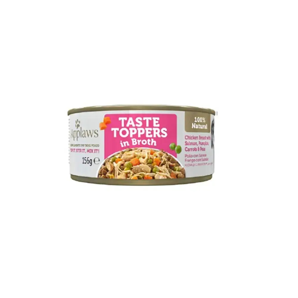 Applaws Dog Chicken Salmon Vegetable Broth Topper Lattina 12X156Gr