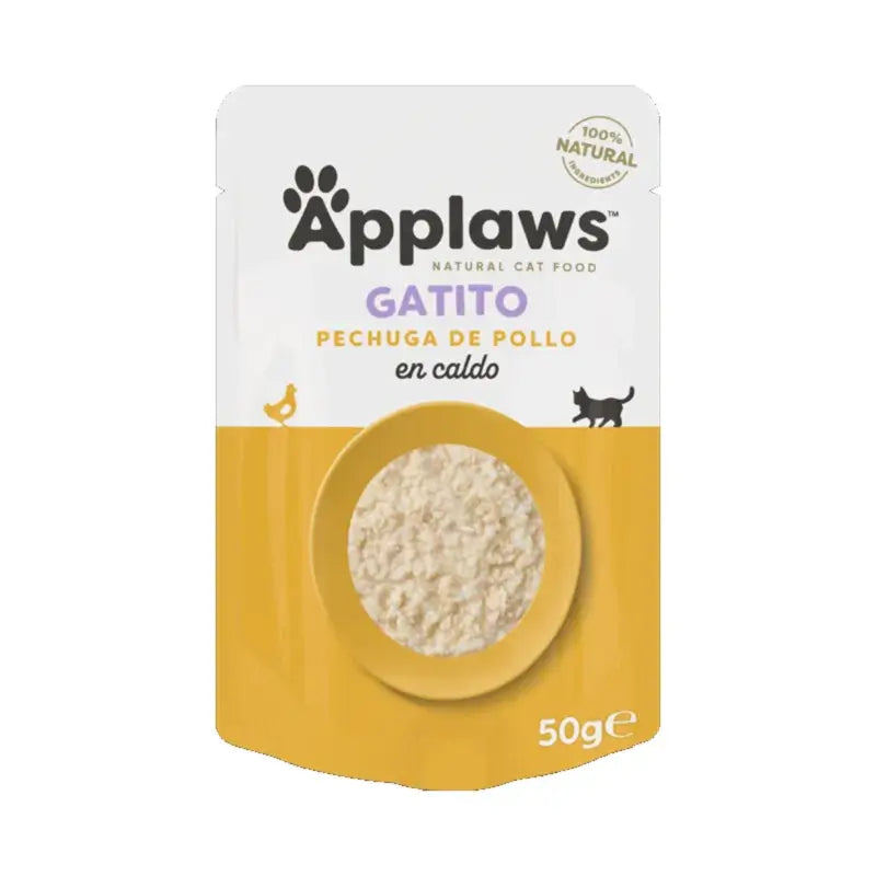 Applaws Kitten - Pollo al brodo, 12 x 50 g