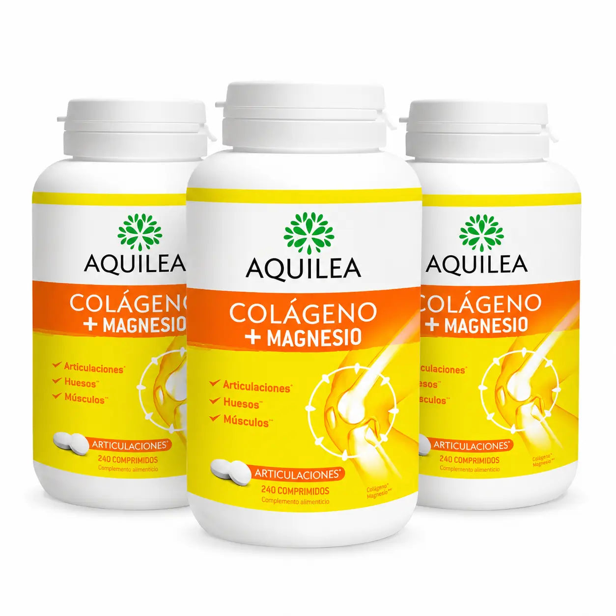 Aquilea Collagene + Magnesio, 240 compresse, confezione da 3