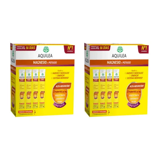 Aquilea Energia e Vitalità Magnesio+Potassio Effervescente , 2X56 Compresse
