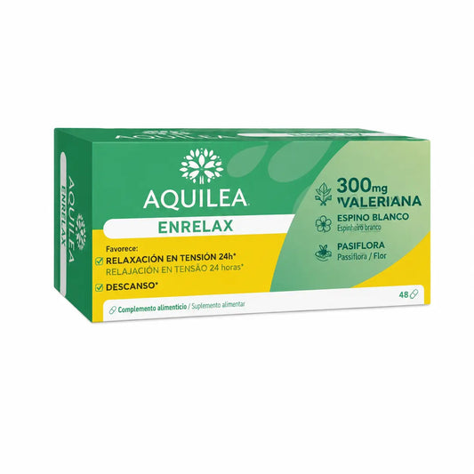 Aquilea Enrelax Valeriana + Biancospino + Passiflora, 48 capsule